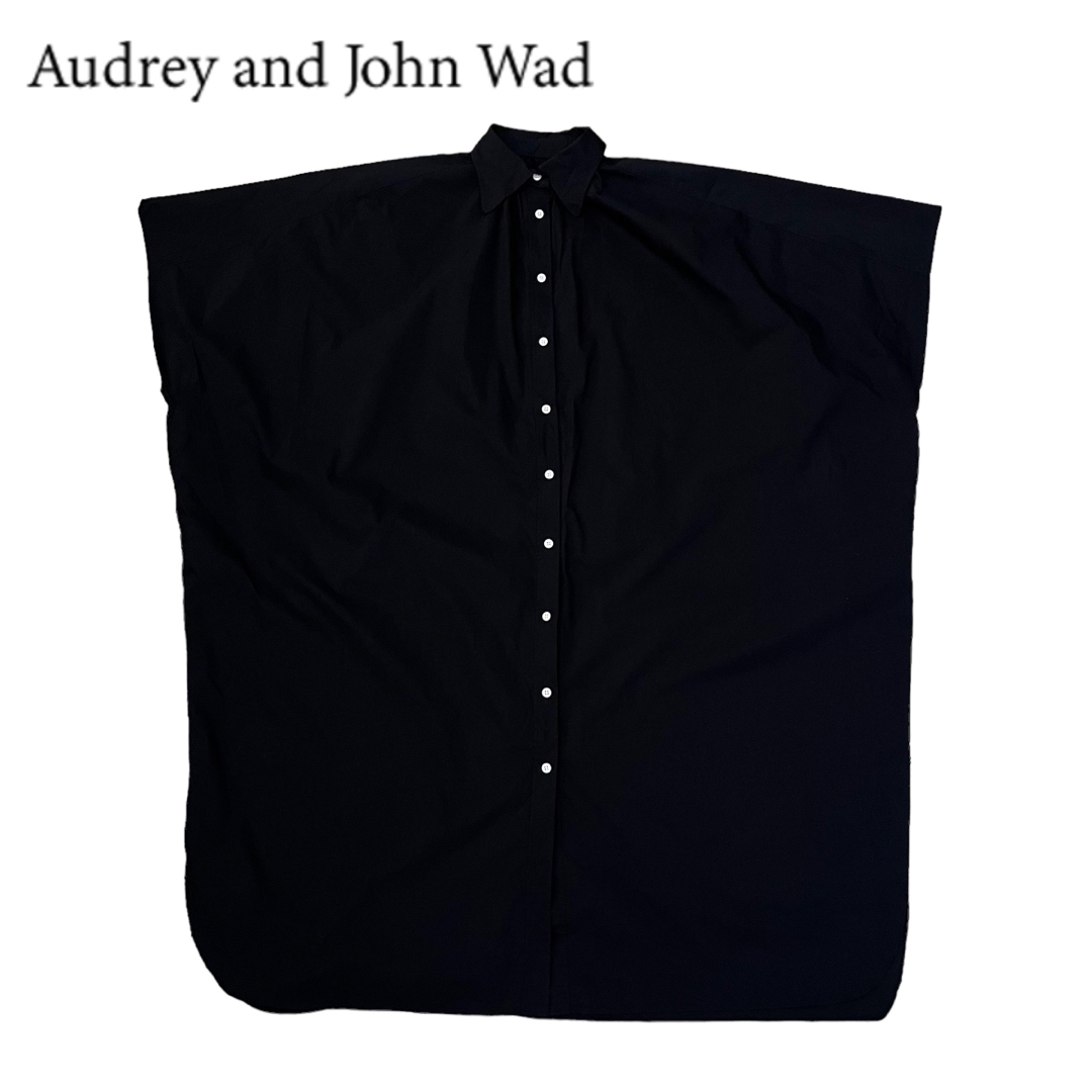 【Audrey and John Wad】半袖オーバーシャツワンピース