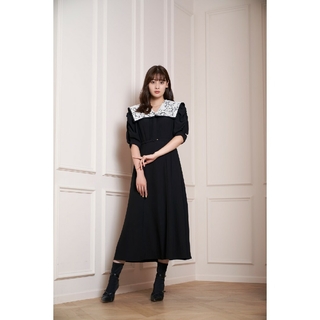 Her lip to - herlipto❤Vyronas Lace Collar Dressの通販 by shop