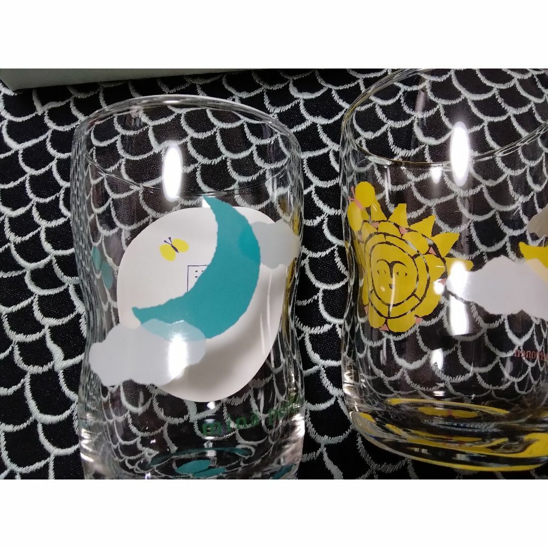 mina perhonen(ミナペルホネン)のミナペルホネン　aurinko glass ペアグラス🌞 インテリア/住まい/日用品のキッチン/食器(タンブラー)の商品写真