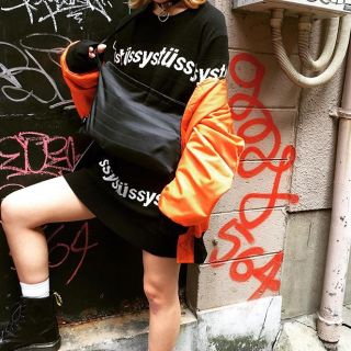 ステューシー(STUSSY)のstussy woman ニットワンピ(ニット/セーター)