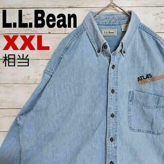エルエルビーン(L.L.Bean)のu61カナダ製 L.L.Bean エルエルビーン BD長袖シャツ 刺繍企業ロゴ(シャツ)