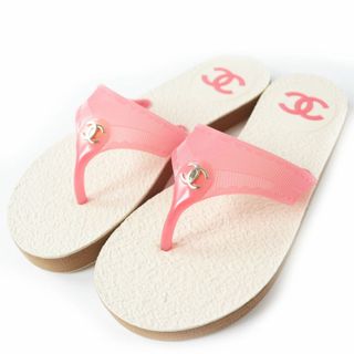 CHANEL ♡ ホワイト 39 可愛い beach 海 美品 resort