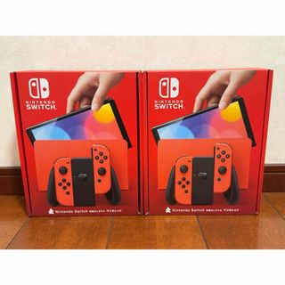 ニンテンドースイッチ(Nintendo Switch)の新品未使用 Nintendo Switch(有機ELモデル)2台(家庭用ゲーム機本体)