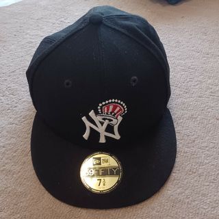 ニューエラー(NEW ERA)のNEW ERA NY キャップ　(ブラック)(その他)