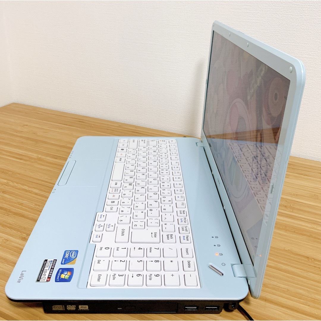 ラスト一台✨ノートパソコン core i5✨人気NEC✨可愛いPC✨すぐ使える