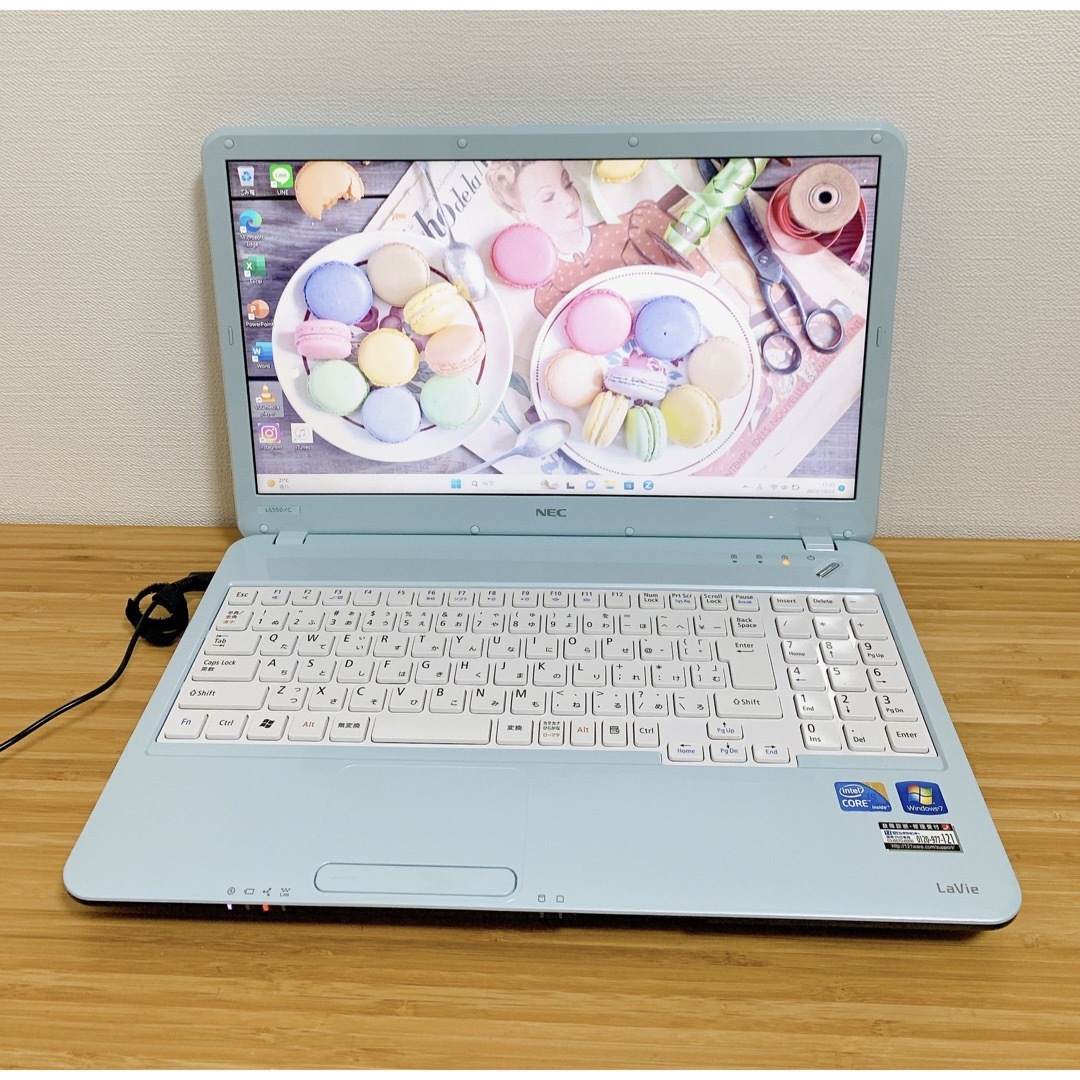 ラスト一台✨ノートパソコン core i5✨人気NEC✨可愛いPC✨すぐ使える