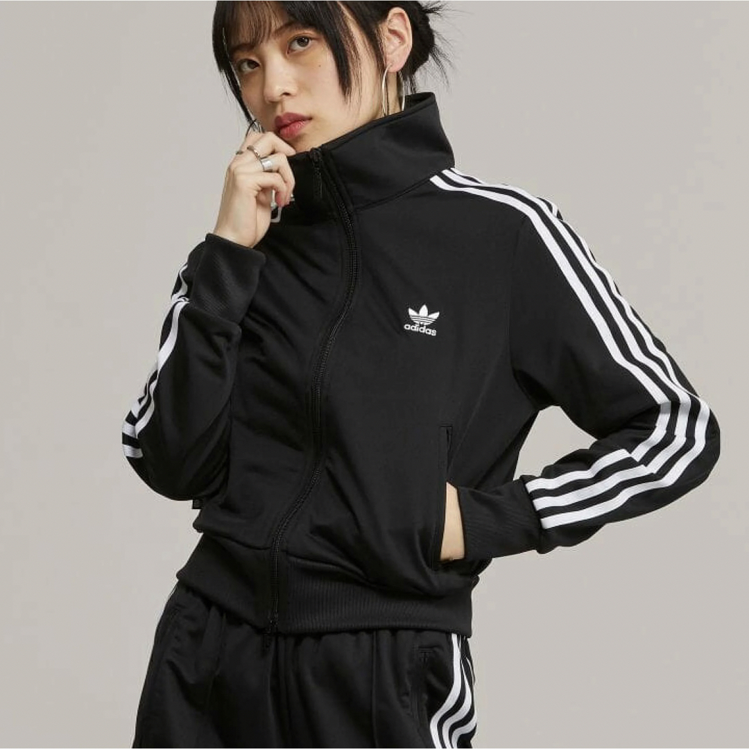 8680 未着用 adidas トラックジャケット ファイヤーバード ブラックL