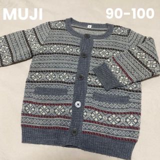 ムジルシリョウヒン(MUJI (無印良品))の無印良品 キッズ ノルディック柄 ニット セーター 90 100(ニット)