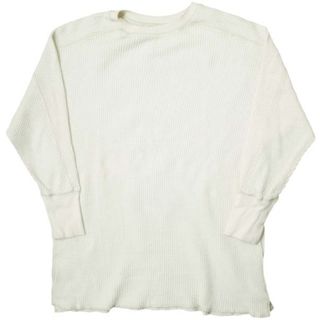 ビームスボーイ(BEAMS BOY)のBEAMS BOY ビームスボーイ 21AW サーマルビッグシルエットクルーカットソー 13-14-0422-654 ONE SIZE OFF WHITE ワッフル Tシャツ トップス【中古】【BEAMS BOY】(カットソー(長袖/七分))