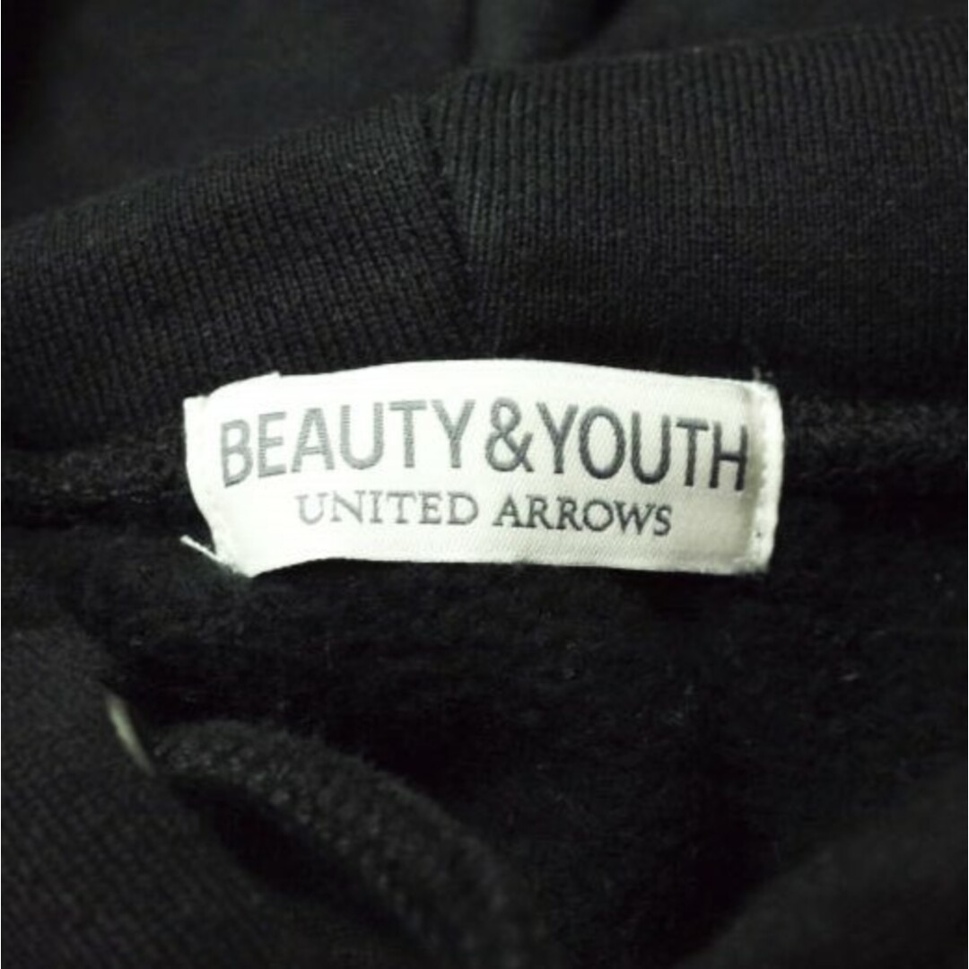 BEAUTY&YOUTH UNITED ARROWS(ビューティアンドユースユナイテッドアローズ)のBEAUTY&YOUTH UNITED ARROWS ビューティーアンドユース ユナイテッドアローズ フラフィースウェットパーカー 1212-175-7708 XXL(MAX LARGE) ブラック プルオーバー トップス【中古】【BEAUTY&YOUTH UNITED ARROWS】 メンズのトップス(パーカー)の商品写真