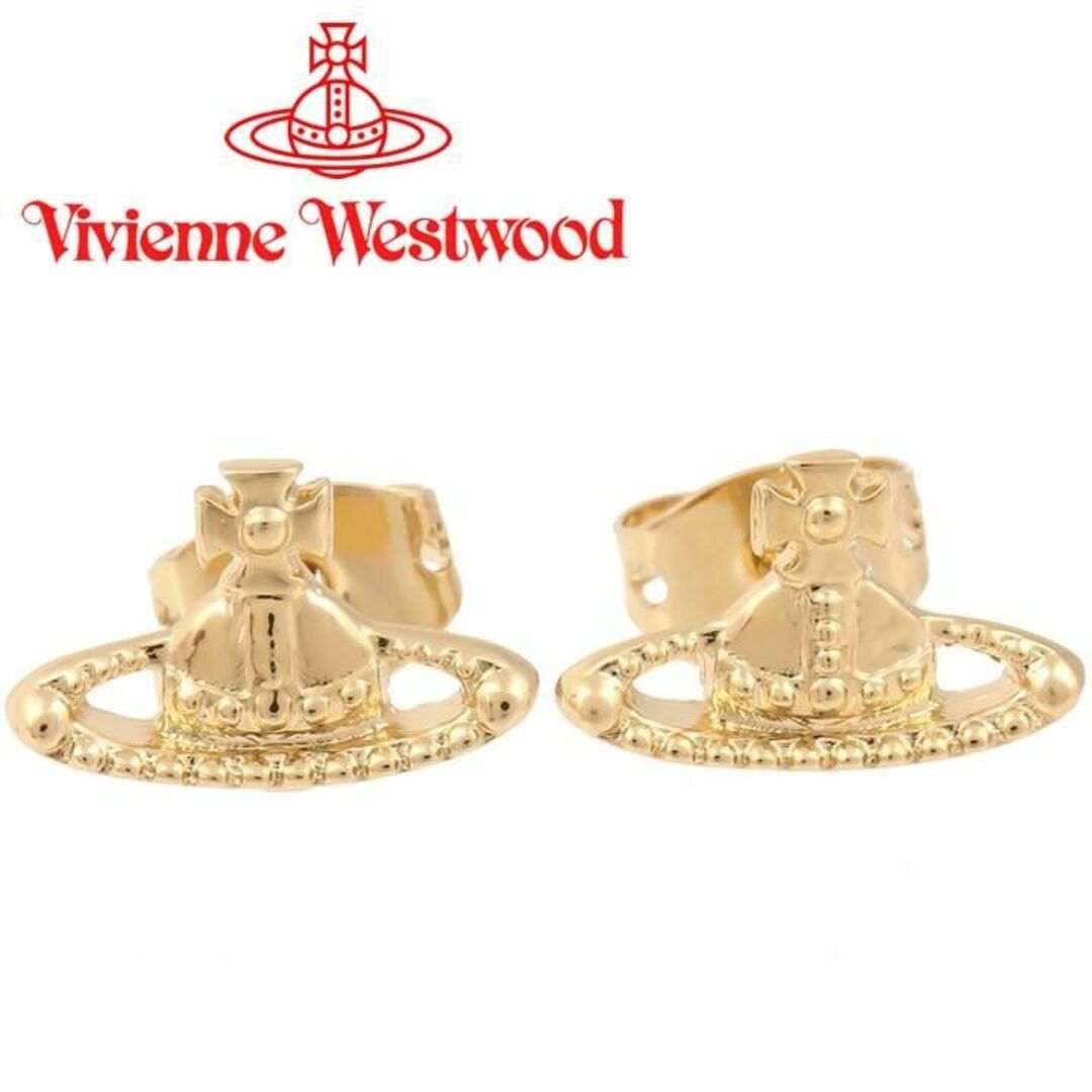 Vivienne Westwood(ヴィヴィアンウエストウッド)のヴィヴィアンウエストウッド ピアス Vivienne Westwood ヴィヴィアン ファラーピアス ゴールド 62010015-R001 レディース メンズ 男女兼用 【新品・未使用】 【ラクマ公式ショップ】 メンズのアクセサリー(ピアス(両耳用))の商品写真