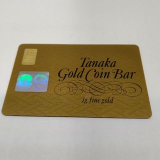 田中貴金属 カードクレカ 純金 1g(金属工芸)