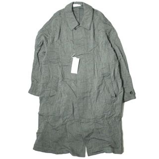 Graphpaper グラフペーパー 日本製 Gauze Oversized Soutien Collar Coat ガーゼオーバーサイズステンカラーコート GU191-10038 2 D.GRAY アウター【新古品】【中古】【Graphpaper】(ステンカラーコート)