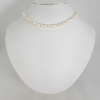 ミキモト(MIKIMOTO)のミキモト アコヤ真珠（パール）ネックレス[g165-68](ネックレス)