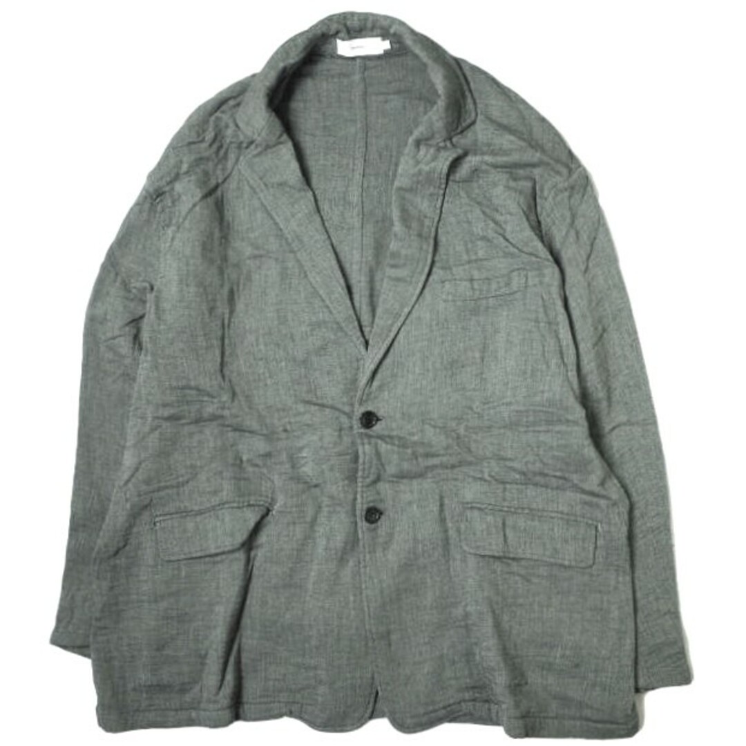 Graphpaper グラフペーパー 日本製 Gauze Oversized Jacket ガーゼオーバーサイズジャケット GU191-20041 2 D.GRAY 2B テーラード アウター【Graphpaper】