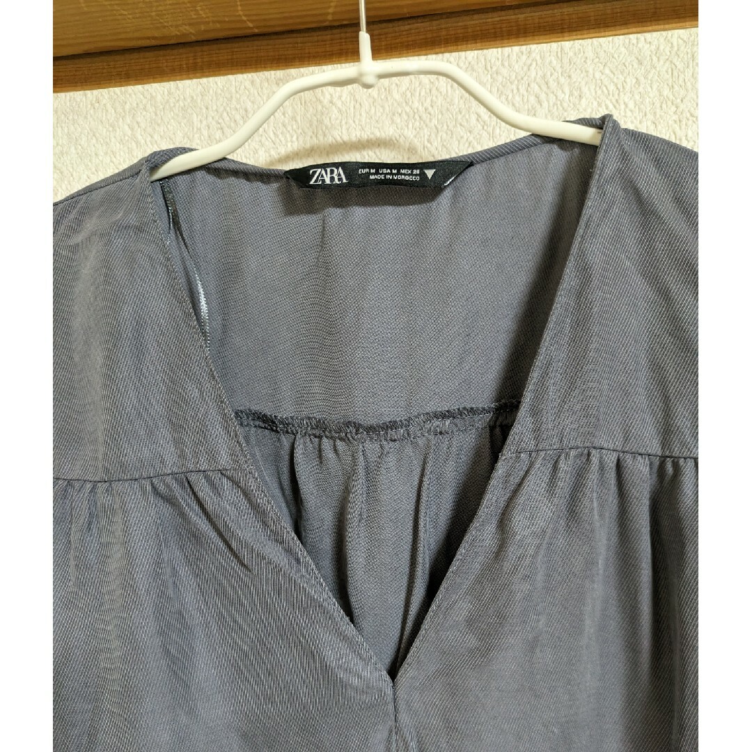 【美品】ZARA★ティアードチュニックワンピース レディースのワンピース(その他)の商品写真