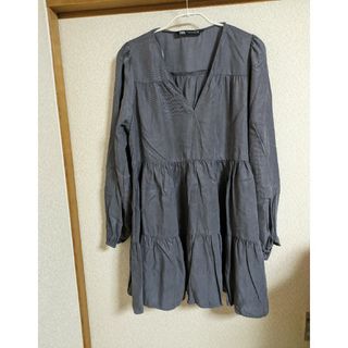 【美品】ZARA★ティアードチュニックワンピース(その他)