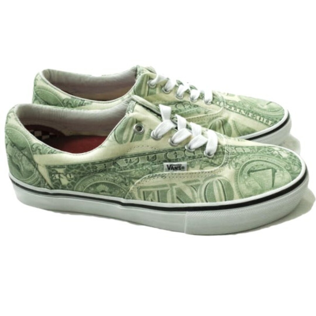 SUPREME シュプリーム 23SS×Vans Dollar Era Green ダラーエラ スケートシューズ スニーカー 靴 グリーン VN0A5FCGRN US8.5/26.5cm