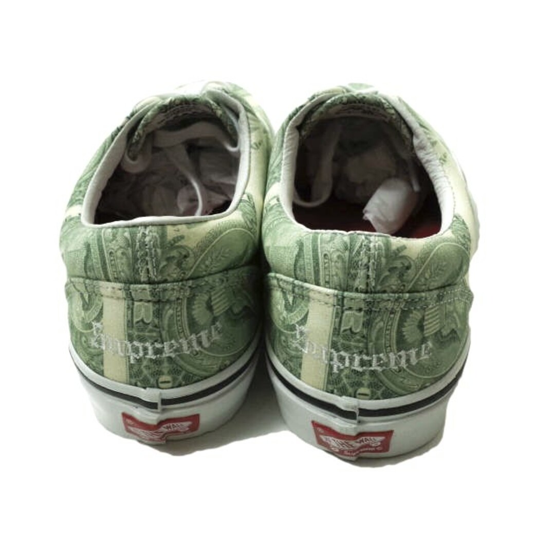 Supreme(シュプリーム)のSUPREME x VANS シュプリーム バンズ 23SS 別注 DOLLAR ERA ダラー エラ US10.5(28.5cm) Green キャンバス Pop Cush スニーカー シューズ【新古品】【中古】【SUPREME × VANS】 メンズの靴/シューズ(スニーカー)の商品写真