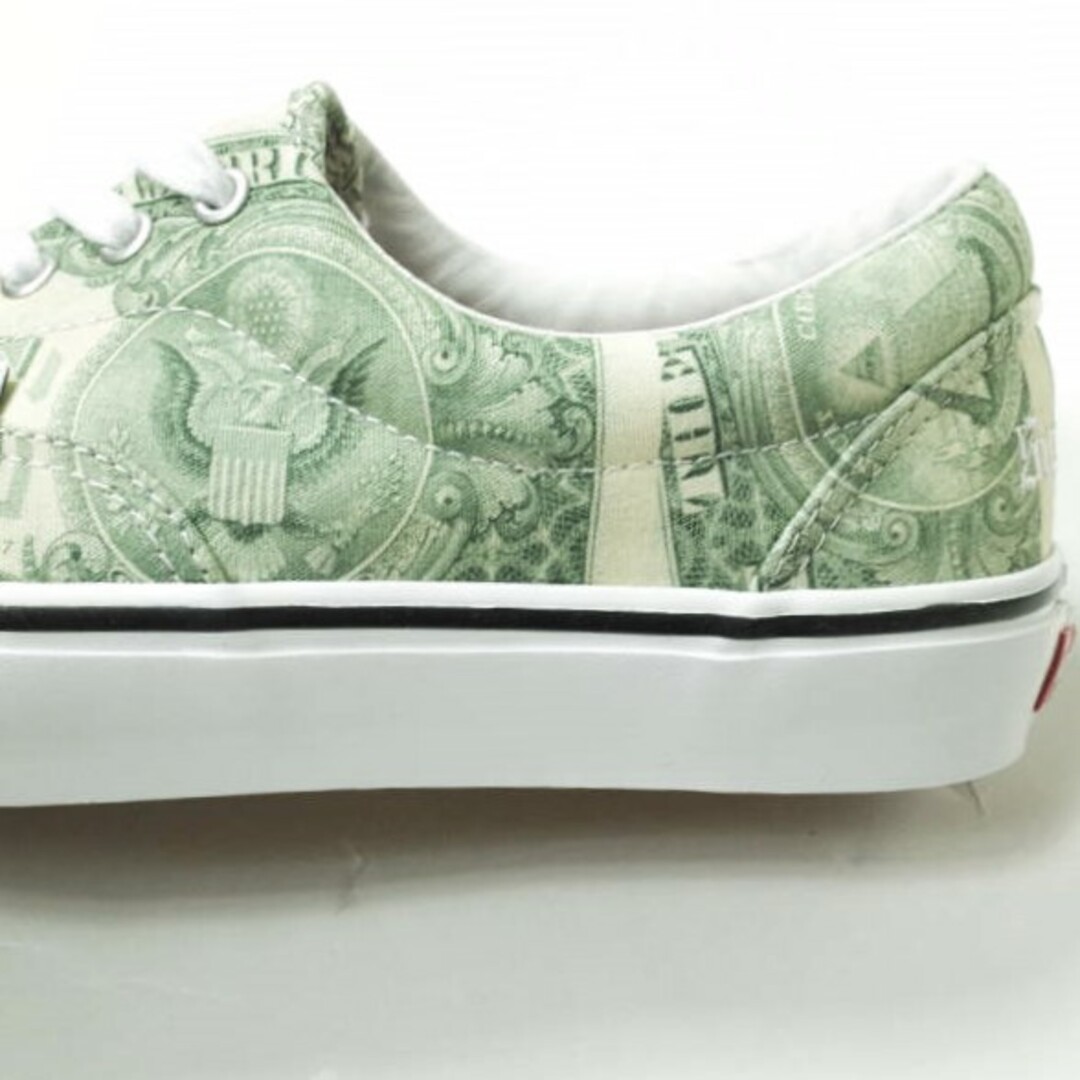 Supreme(シュプリーム)のSUPREME x VANS シュプリーム バンズ 23SS 別注 DOLLAR ERA ダラー エラ US10.5(28.5cm) Green キャンバス Pop Cush スニーカー シューズ【新古品】【中古】【SUPREME × VANS】 メンズの靴/シューズ(スニーカー)の商品写真