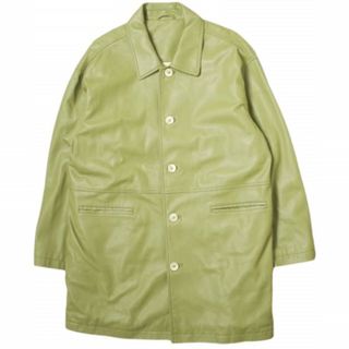 トゥデイフル(TODAYFUL)のTODAYFUL トゥデイフル Ecoleather Over Jacket エコレザーオーバージャケット 12020102 36 OLIVE 革ジャン フェイクレザー ハーフコート アウター【中古】【TODAYFUL】(その他)