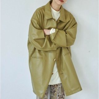 TODAYFUL - TODAYFUL トゥデイフル Ecoleather Over Jacket エコレザー