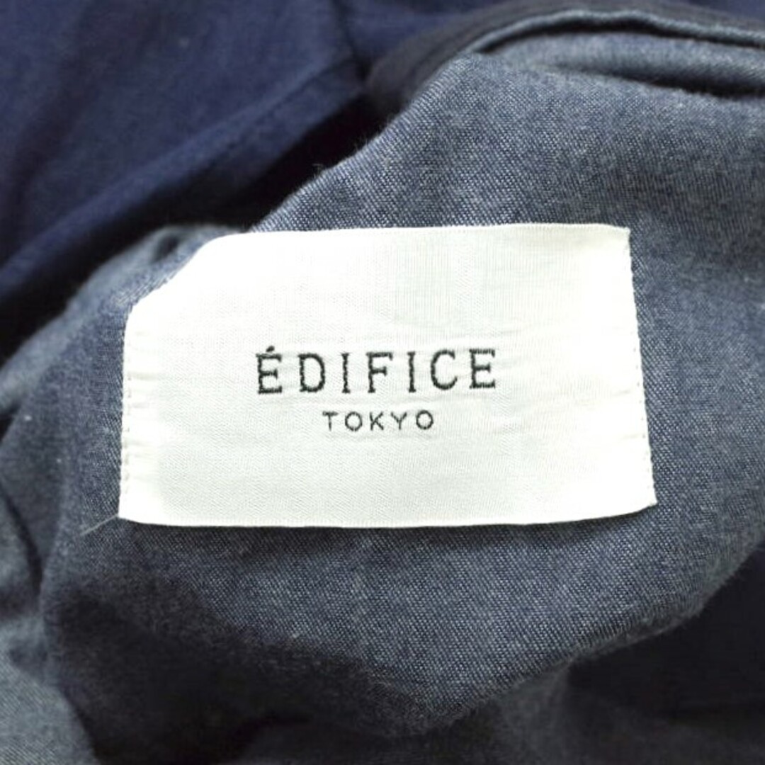 EDIFICE(エディフィス)のEDIFICE エディフィス 日本製 コットンシルク ダンガリーデニムステンカラーコート 14020300600210 48 グリーン スプリング アウター【中古】【EDIFICE】 メンズのジャケット/アウター(ステンカラーコート)の商品写真