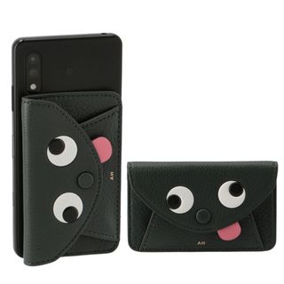 アニヤハインドマーチ(ANYA HINDMARCH)のアニヤ ハインドマーチ ANYA HINDMARCH スマホ ステッカー カードホルダー ZANY ステッカーポケット 2023年秋冬新作 182898(パスケース/IDカードホルダー)