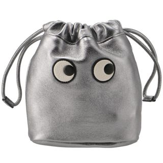 アニヤハインドマーチ(ANYA HINDMARCH)のアニヤ ハインドマーチ ANYA HINDMARCH EYES ミニバッグ ドローストリングポーチ 巾着バッグ 2023年秋冬新作 179225(ポーチ)