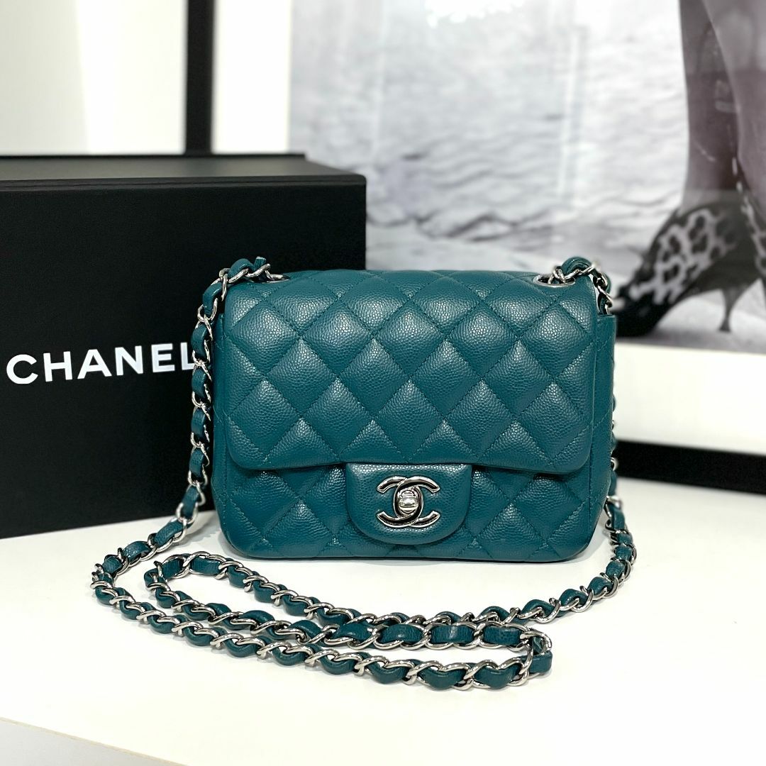 CHANEL - シャネル キャビアスキン ミニマトラッセ チェーンショルダー ...