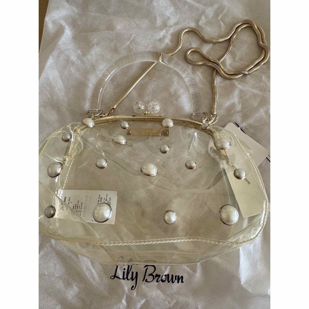 Lily Brown(リリーブラウン)のリリーブラウン がま口クリアバッグ レディースのバッグ(ショルダーバッグ)の商品写真