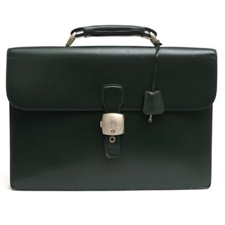 ダンヒル(Dunhill)のダンヒル／Dunhill バッグ ブリーフケース ビジネスバッグ 鞄 ビジネス メンズ 男性 男性用レザー 革 本革 グリーン 緑  YR8010A Leather Confidential Briefcase コンフィデンシャル フラップ式(ビジネスバッグ)