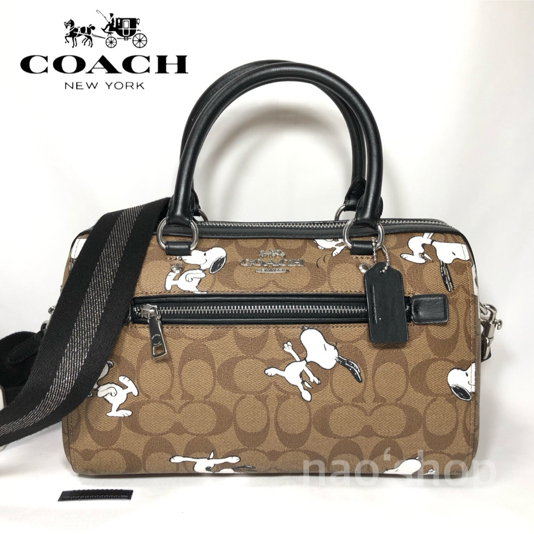 「専用」coach スヌーピー　2wayバッグサイズ