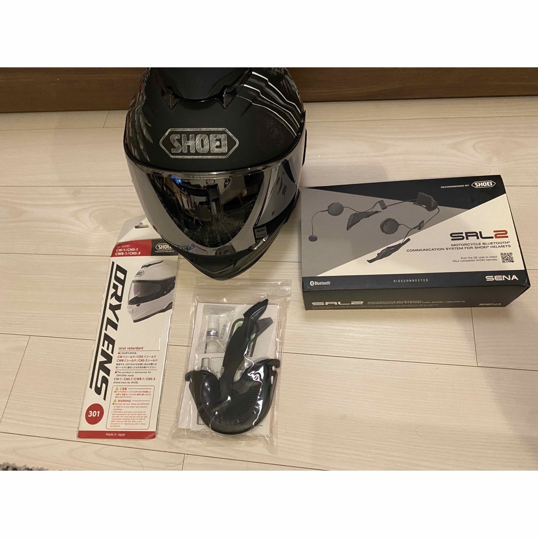 SHOEI GT AIR2 SRL2 SENA スモークミラーシルバーセット L