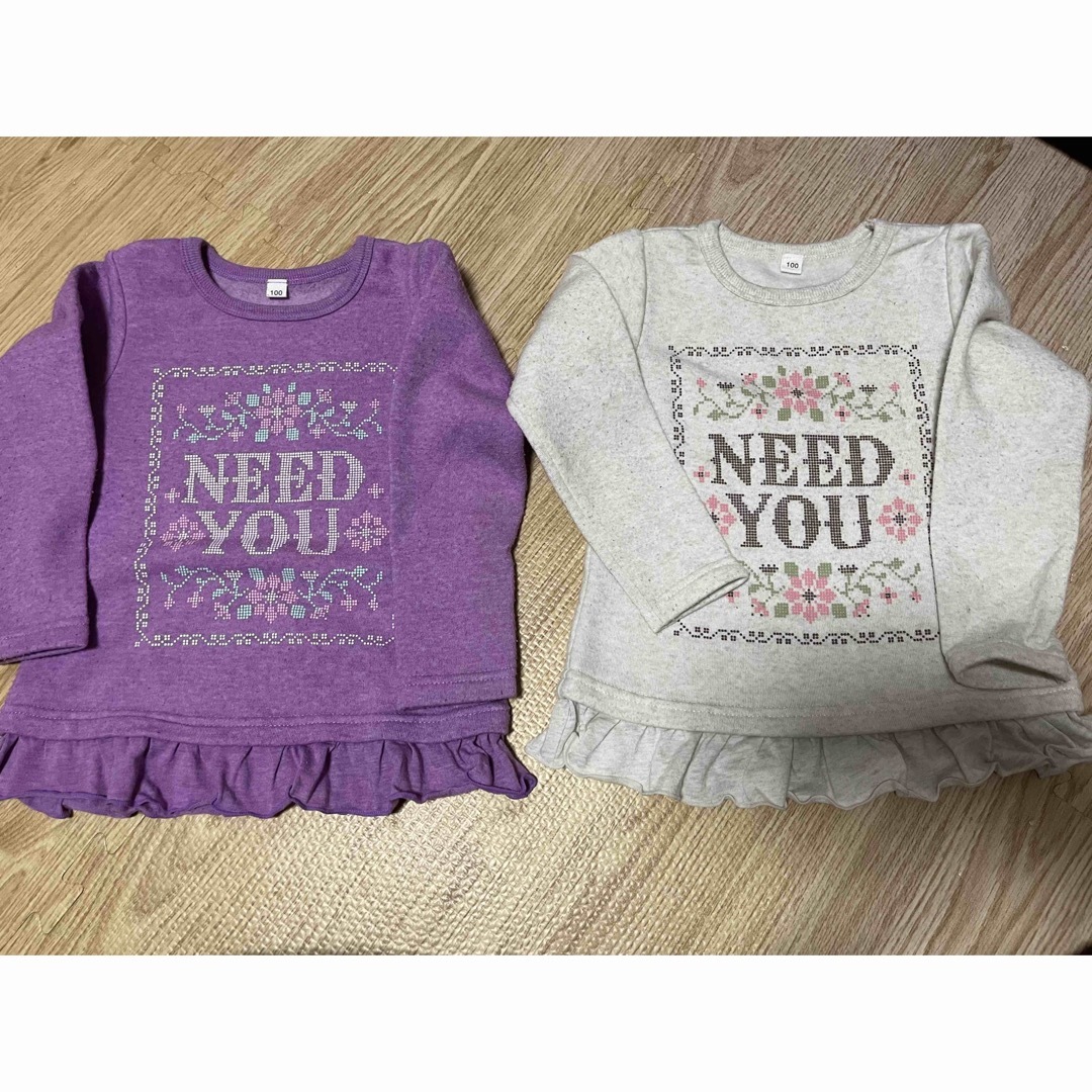 女の子トレーナー100 キッズ/ベビー/マタニティのキッズ服女の子用(90cm~)(その他)の商品写真