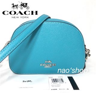 コーチ(COACH)の【新品】COACH コーチ ショルダーバッグ ミニ セレナ クロスボディ アクア(ショルダーバッグ)