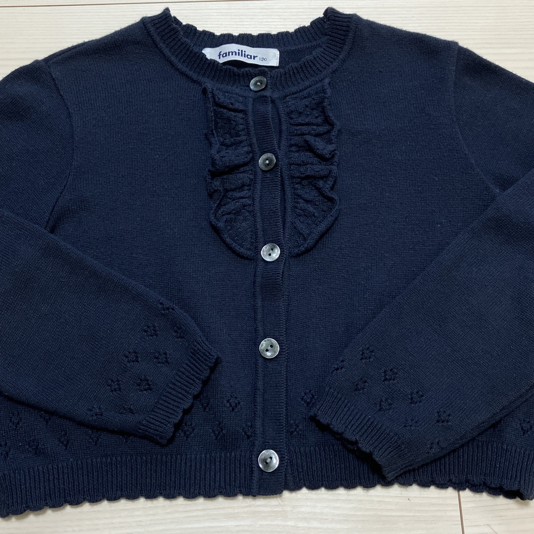 【新品】ファミリア　カーディガン　120センチ種類長袖シャツ