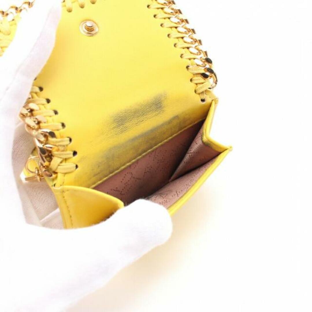 Stella McCartney(ステラマッカートニー)のファラベラ ミニウォレット 三つ折り財布 フェイクレザー ライトイエロー レディースのファッション小物(財布)の商品写真