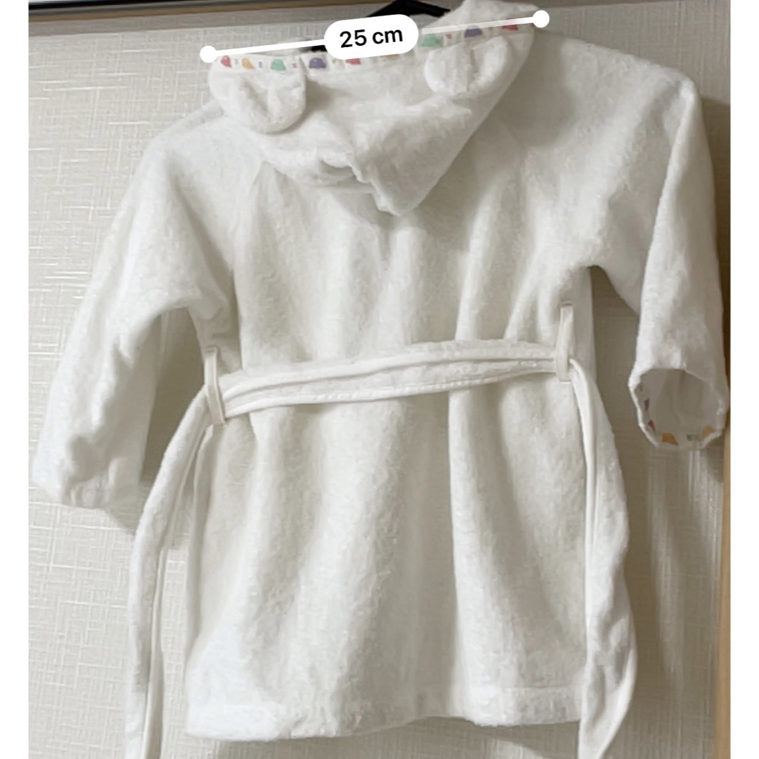 赤ちゃん用バスローブ キッズ/ベビー/マタニティのベビー服(~85cm)(バスローブ)の商品写真