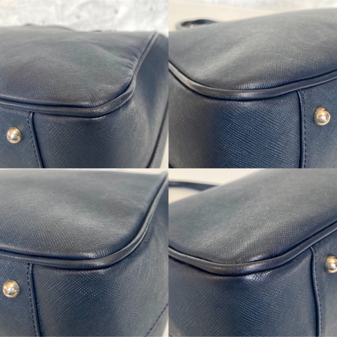 HAMANO】濱野皮革工藝 ポトフ ネイビー レザー A4 ハンドバッグ HAMANO】濱野皮革工藝 ポトフ ネイビー レザー A4 ハンドバッグ