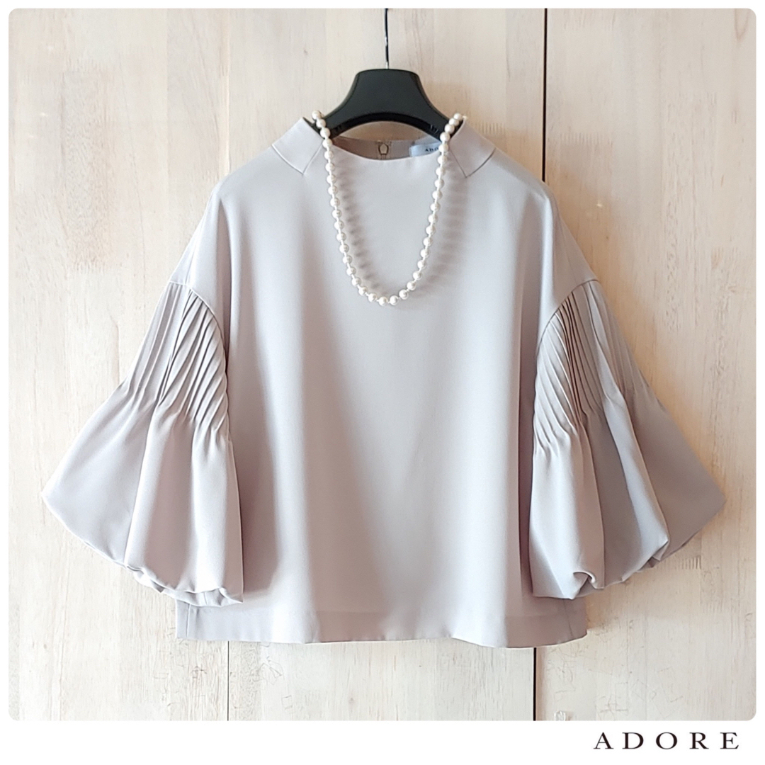 ◆幻◆ 希少美品　定価3.4万円　ADORE VERY掲載　ジョーゼットブラウス