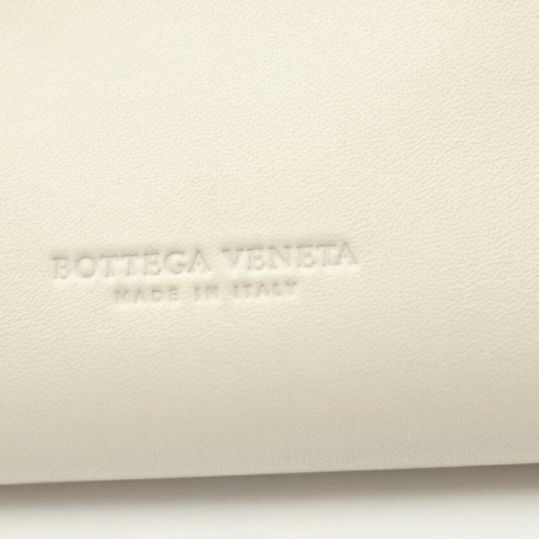 Bottega Veneta(ボッテガヴェネタ)の 三つ折り財布 レザー オフホワイト レディースのファッション小物(財布)の商品写真