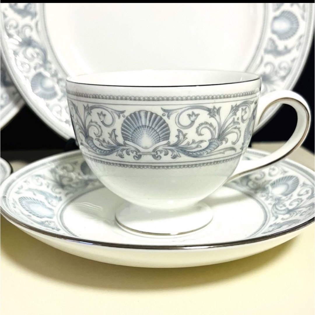 美品  ウェッジウッド Wedgwood ドルフィンホワイト  2点セット