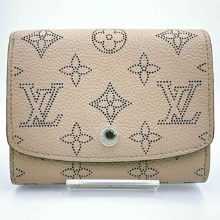 ルイヴィトン(LOUIS VUITTON)のルイヴィトン ポルトフォイユイリスコンパクト マヒナレザー レディース 折り財布(財布)