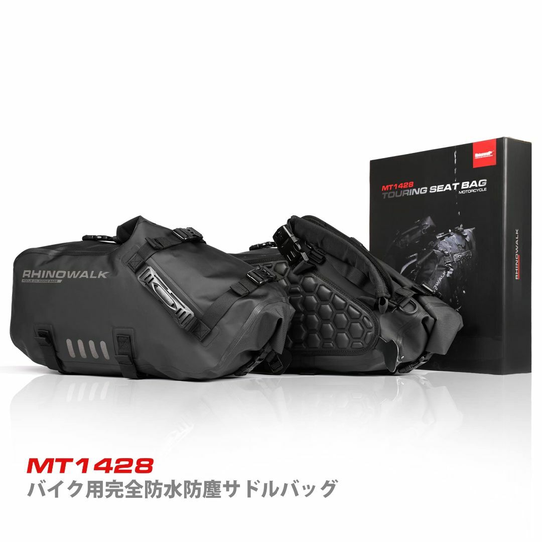 【色:Black_サイズ:MT1428-28L】Rhinowalk バイク用 防 5