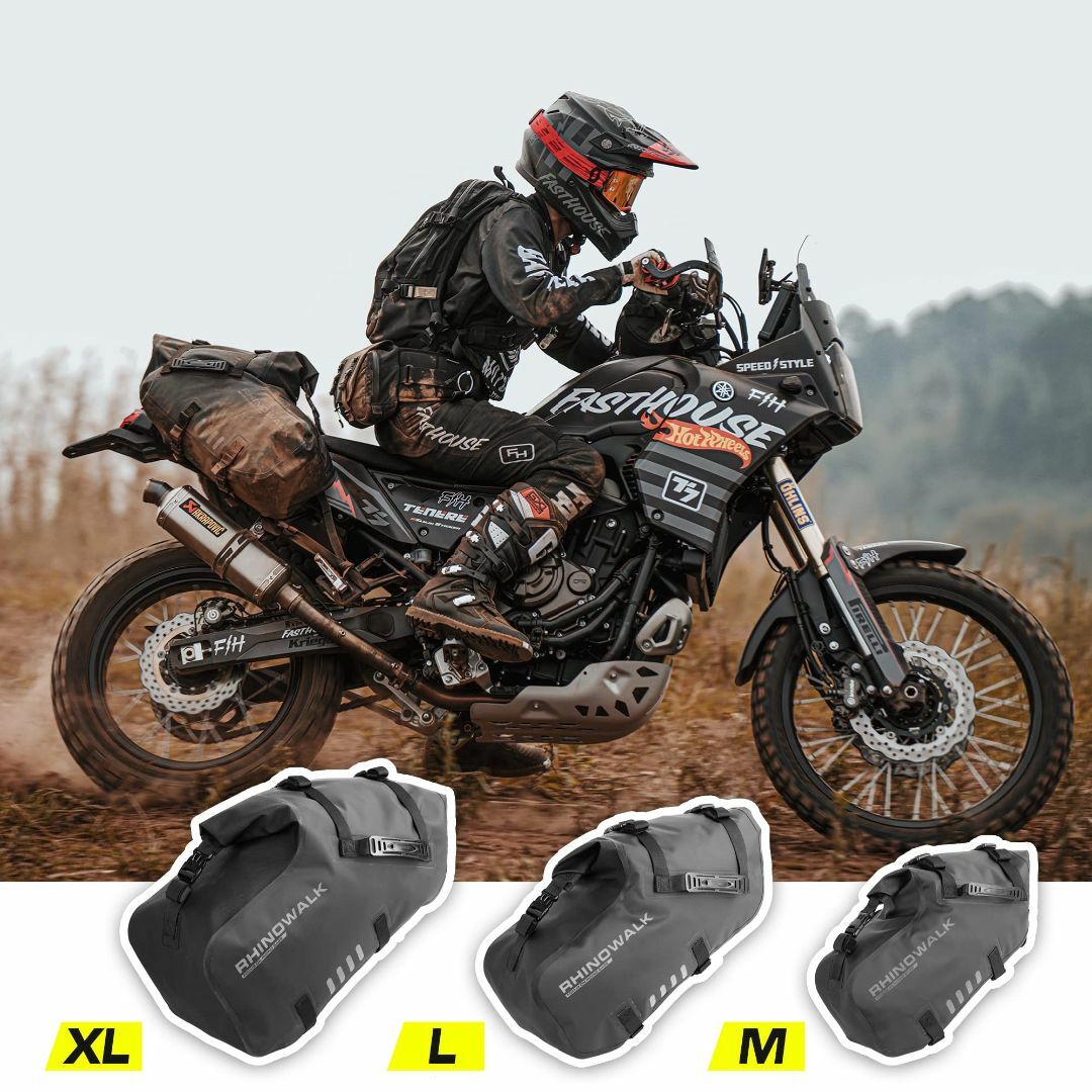 【色:Black_サイズ:MT1428-28L】Rhinowalk バイク用 防 6