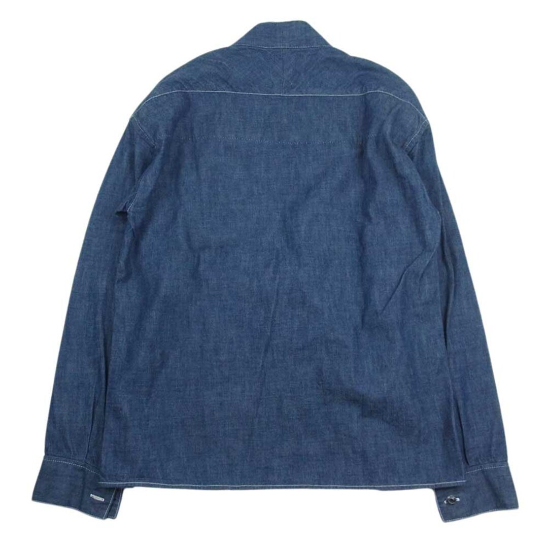 VISVIM ビズビム 長袖シャツ 14AW 0114405007001 SS LHAMO SHIRT ONE WASH ラモシャツ ワンウォッシュ デニム シャツ インディゴブルー系 2