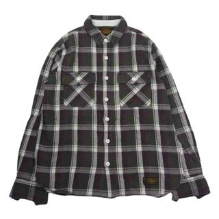 ネイバーフッド(NEIGHBORHOOD)のNEIGHBORHOOD ネイバーフッド 16AW 162ARNH-SHM01 CABELLA C-SHIRT LS ネルシャツ チェック 長袖 シャツ カーキ系 M【中古】(シャツ)