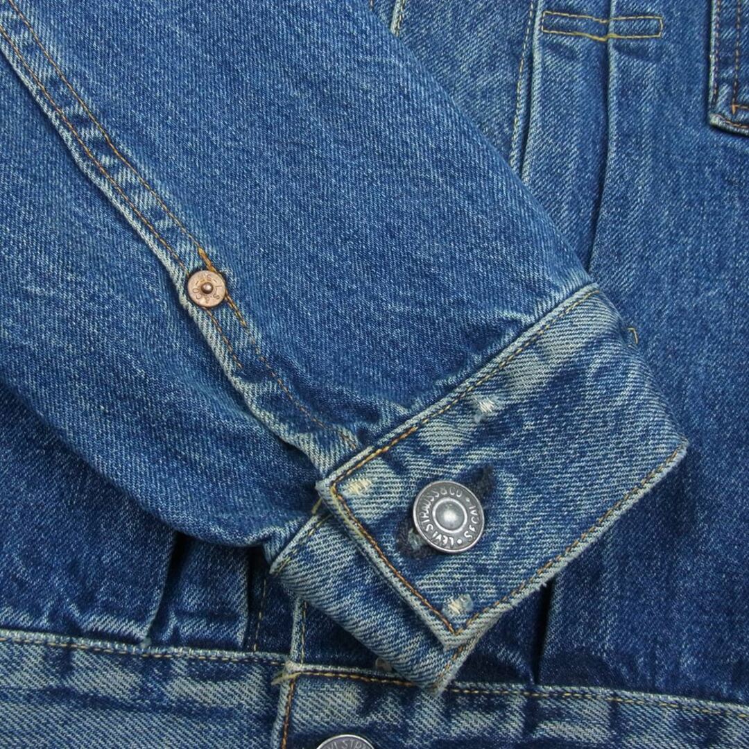 Levi's リーバイス 99年製 90s 507XX ボタン裏555 バレンシア工場 2nd デニム トラック ジャケット インディゴブルー系 40 5