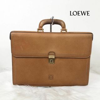 ロエベ(LOEWE)のLOEWE ロエベ レザー アナグラム ビジネスバッグ ハンドバッグ(ビジネスバッグ)